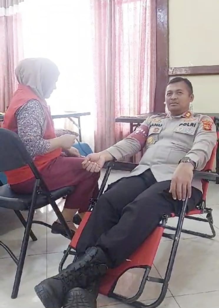 Sambut HUT PMI Ke-78 Polres Musi Rawas Mengadakan kegiatan Bakti Kesehatan