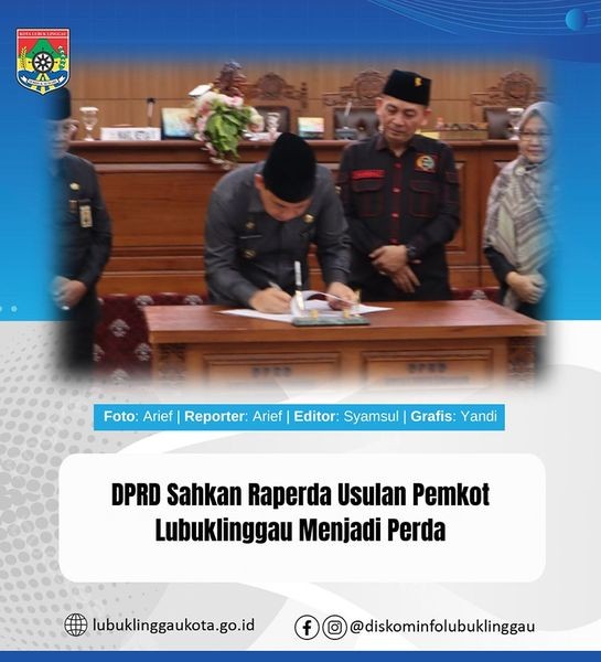 Wali Kota Lubuklinggau, H SN Prana Putra Sohe Menghadiri Rapat Paripurna DPRD